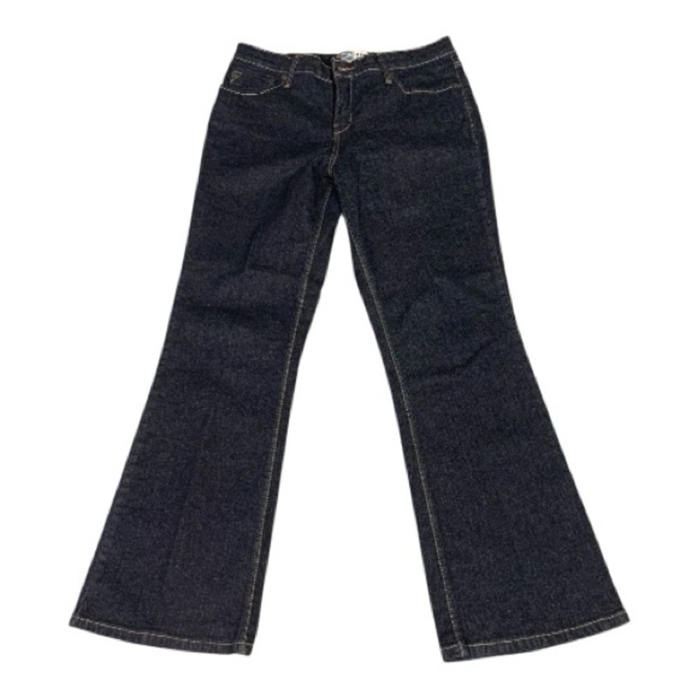 Classic Levi's Womens Jeans Dark Wash Mid Rise Boot Cut Denim Stretch Size 10